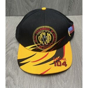 United Steelworkers USWA Local 104 Union Advertising Hat Cap Made in USA UNITE!